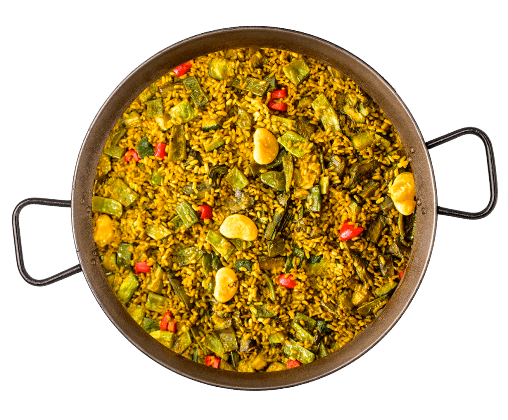Paella de verduras