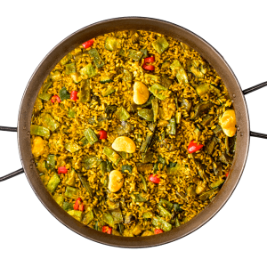 Paella de verduras